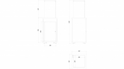 Нагреватель газовый PATIO MINI/M/G31/37MBAR/CZ - черное стекло