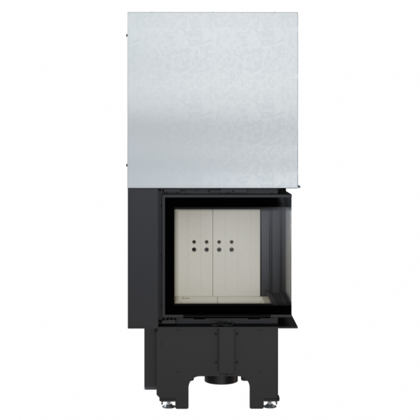 Топка Kratki PRO VNP/480/480, Г-образное стекло справа, гильотина