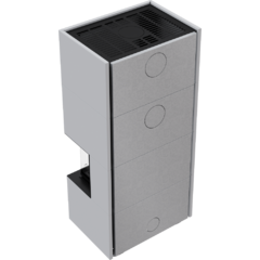 Каминокомплект  Home Easy Box белый с топкой NBC (Home Easy Box белый с топкой NBC черная футеровка)