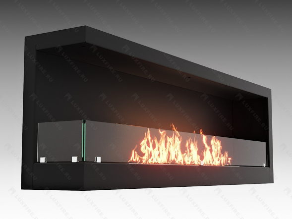 Встроенный биокамин Lux Fire Угловой 1500 SL (левый угол)