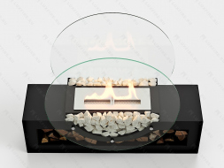 Напольный биокамин Lux Fire &amp;quot;Рональдо&amp;quot;