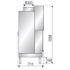 Каминная топка H1400 axis