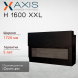 Каминная топка H1600 XXL axis