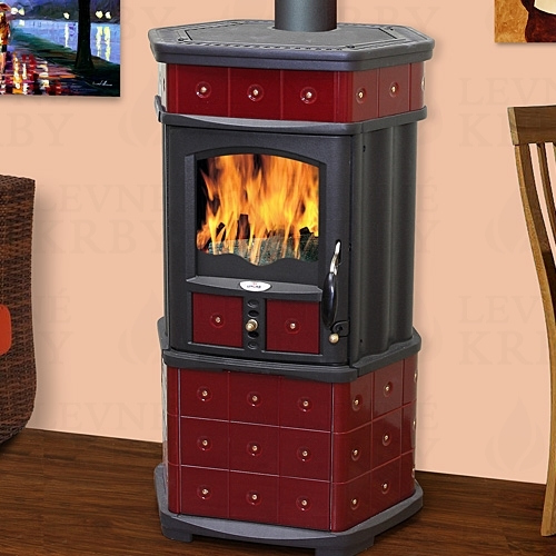 Изразцовая печь Monellina 176N ROSSO
