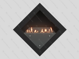 Настенный биокамин Lux Fire "Диамант 3" XS