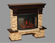 Портал Стоун-SL  P25 (под очаг Firespase 25&amp;quot;)