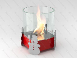Настольный биокамин Lux Fire "Новогодний" М