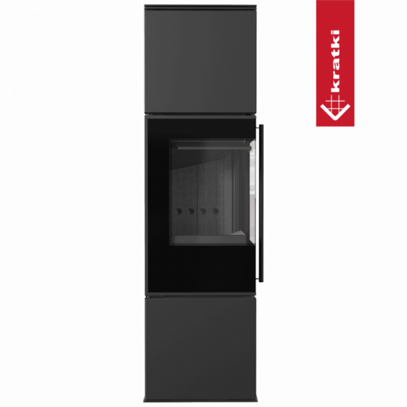 Печь Kratki PRO REN/M/L (Чёрная футеровка, с доводчиком)
