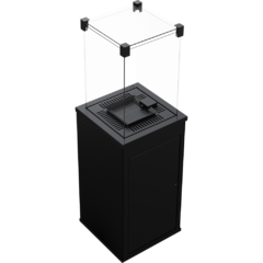 Нагреватель газовый PATIO/M/G31/37MBAR/CZ/P черное стекло, тиснение